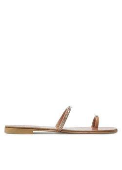 GIUSEPPE ZANOTTI Japonki E100038 Beżowy ze sklepu MODIVO w kategorii Klapki damskie - zdjęcie 182704432
