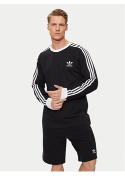adidas Longsleeve Adicolor Classics 3-Stripes Long-Sleeve Top IA4877 Czarny Slim Fit ze sklepu MODIVO w kategorii T-shirty męskie - zdjęcie 182704502