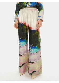 Munthe Spodnie materiałowe Arum 244140524418 Kolorowy Relaxed Fit ze sklepu MODIVO w kategorii Spodnie damskie - zdjęcie 182704581