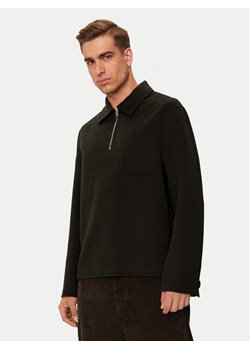 AMI PARIS Płaszcz wełniany HJK057.WV0022 Brązowy Regular Fit ze sklepu MODIVO w kategorii Płaszcze męskie - zdjęcie 182704592