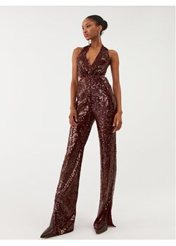 Patrizia Pepe Kombinezon 8T0024/A299-R799 Bordowy Regular Fit - id: 0000303043070 - marki Patrizia Pepe - 182704623 Patrizia Pepe Kombinezon 8T0024/A299-R799 Bordowy Regular Fit ze sklepu MODIVO w kategorii Kombinezony damskie - zdjęcie 182704623