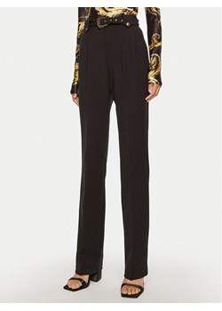Versace Jeans Couture Spodnie materiałowe 77HAA117 Czarny Straight Fit ze sklepu MODIVO w kategorii Spodnie damskie - zdjęcie 182704634