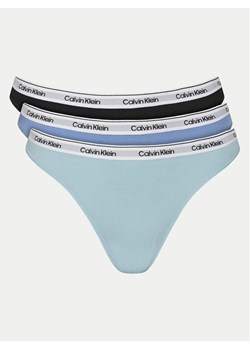 Calvin Klein Underwear Komplet 3 par fig klasycznych 000QD5207E Kolorowy ze sklepu MODIVO w kategorii Majtki damskie - zdjęcie 182704912
