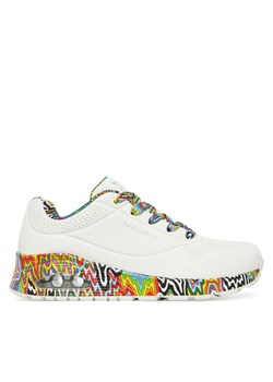 Skechers Sneakersy Jen Stark: Uno - Mini Drip 177959/WMLT Biały ze sklepu MODIVO w kategorii Buty sportowe damskie - zdjęcie 182705013