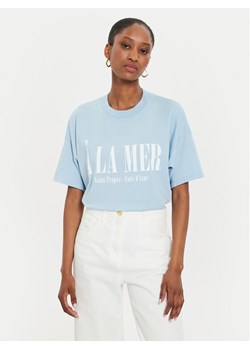 ViCOLO T-Shirt RB0083 Błękitny Regular Fit ze sklepu MODIVO w kategorii Bluzki damskie - zdjęcie 182705042