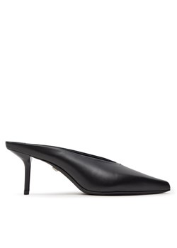 Max Mara Klapki Mmmulecalf 24245261716 Czarny ze sklepu MODIVO w kategorii Klapki damskie - zdjęcie 182705103