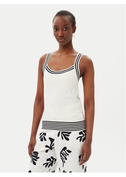 Marella Top Germana 2515361061 Écru Slim Fit ze sklepu MODIVO w kategorii Bluzki damskie - zdjęcie 182705113