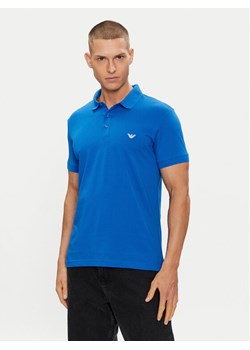 Emporio Armani Underwear Polo 211804 4R482 03233 Niebieski Regular Fit ze sklepu MODIVO w kategorii T-shirty męskie - zdjęcie 182705343