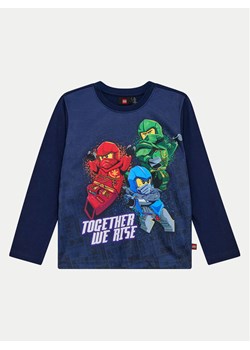 LEGO Bluzka Ninjago 12011402 Granatowy Regular Fit ze sklepu MODIVO w kategorii T-shirty chłopięce - zdjęcie 182705413