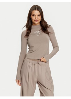 Guess Bluzka Colette V4YI23 KCDH1 Szary Slim Fit ze sklepu MODIVO w kategorii Bluzki damskie - zdjęcie 182705491