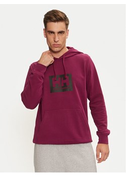 Helly Hansen Bluza HH Box 53289 Fioletowy Regular Fit ze sklepu MODIVO w kategorii Bluzy męskie - zdjęcie 182705584