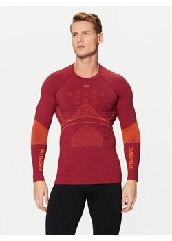 X-Bionic Bielizna termoaktywna górna Energy Accumulator 4.0 Shirt Lg Sl EA-WT06W19M Bordowy Slim Fit ze sklepu MODIVO w kategorii Bielizna termoaktywna męska - zdjęcie 182705804