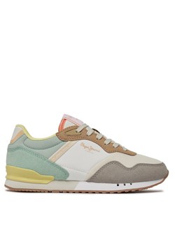Pepe Jeans Sneakersy London Urban W PLS40005 Szary ze sklepu MODIVO w kategorii Buty sportowe damskie - zdjęcie 182705844