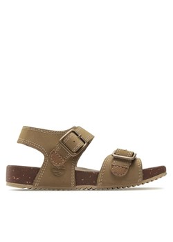 Timberland Sandały Castle Island 2 Strap TB0A5SYWDR01 Beżowy ze sklepu MODIVO w kategorii Sandały dziecięce - zdjęcie 182705932
