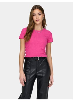 ONLY T-Shirt Emma 15201206 Różowy Regular Fit ze sklepu MODIVO w kategorii Bluzki damskie - zdjęcie 182706003