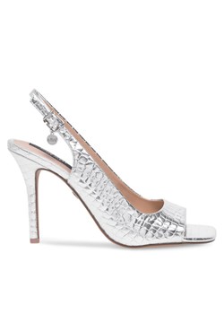 Nine West Sandały FF-1065 Srebrny ze sklepu MODIVO w kategorii Sandały damskie - zdjęcie 182706223