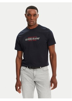 Guess Jeans T-Shirt M4YI42 K8FQ4 Granatowy Regular Fit ze sklepu MODIVO w kategorii T-shirty męskie - zdjęcie 182706253