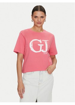 Guess T-Shirt Sara V4YI01 K8FQ4 Różowy Regular Fit ze sklepu MODIVO w kategorii Bluzki damskie - zdjęcie 182706261