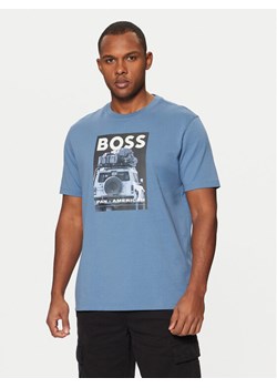 BOSS T-Shirt Te_Mextour 50535079 Niebieski Regular Fit ze sklepu MODIVO w kategorii T-shirty męskie - zdjęcie 182706340