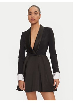 Elisabetta Franchi Sukienka koktajlowa AB-710-47E2-V560 Czarny Regular Fit ze sklepu MODIVO w kategorii Sukienki - zdjęcie 182706384