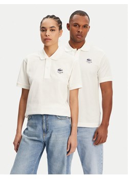 Lacoste Polo PH2723 Écru Regular Fit ze sklepu MODIVO w kategorii Bluzki damskie - zdjęcie 182706553