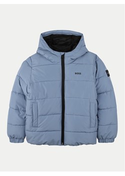 BOSS Kurtka zimowa J51237 D Niebieski Regular Fit ze sklepu MODIVO w kategorii Kurtki chłopięce - zdjęcie 182706672