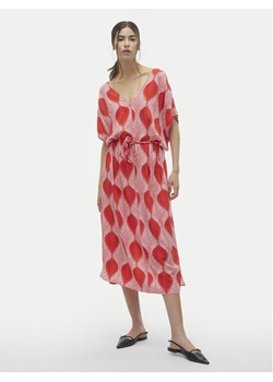 Vero Moda Sukienka letnia Tula 10308986 Czerwony Regular Fit ze sklepu MODIVO w kategorii Sukienki - zdjęcie 182706891