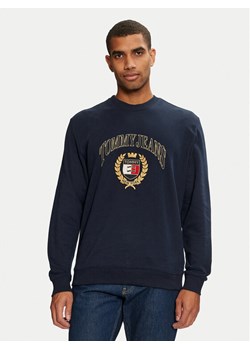 Tommy Jeans Bluza DM0DM19755 Granatowy Regular Fit ze sklepu MODIVO w kategorii Bluzy męskie - zdjęcie 182706913