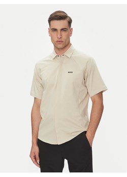 BOSS Koszula Excurse 50540196 Beżowy Regular Fit ze sklepu MODIVO w kategorii Koszule męskie - zdjęcie 182707050