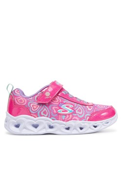 Skechers Sneakersy Heart Lights-Boogie Love 303257L/HPMT Różowy ze sklepu MODIVO w kategorii Buty sportowe dziecięce - zdjęcie 182707064