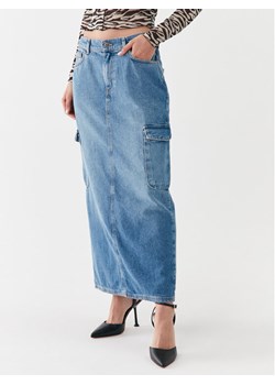 ONLY Spódnica jeansowa 15316074 Niebieski Regular Fit ze sklepu MODIVO w kategorii Spódnice - zdjęcie 182707773