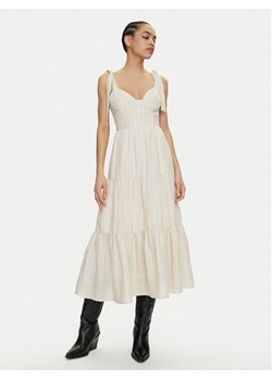 Pepe Jeans Sukienka letnia Emereal PL953473 Beżowy Regular Fit ze sklepu MODIVO w kategorii Sukienki - zdjęcie 182707961
