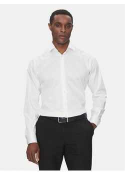 KARL LAGERFELD Koszula 605038 552602 Biały Modern Fit ze sklepu MODIVO w kategorii Koszule męskie - zdjęcie 182707994