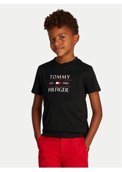 Tommy Hilfiger T-Shirt KB0KB09538 D Czarny Regular Fit ze sklepu MODIVO w kategorii T-shirty chłopięce - zdjęcie 182708070