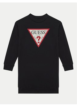 Guess Sukienka dzianinowa J3YK20 KA6R4 Czarny Regular Fit ze sklepu MODIVO w kategorii Sukienki dziewczęce - zdjęcie 182708083