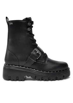 KARL LAGERFELD Trapery KL45354 Czarny ze sklepu MODIVO w kategorii Workery damskie - zdjęcie 182708114