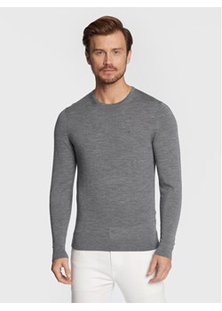 Calvin Klein Sweter Superior K10K109474 Szary Regular Fit ze sklepu MODIVO w kategorii Swetry męskie - zdjęcie 182708131