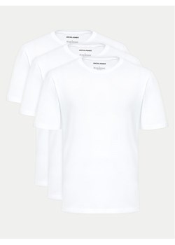 Jack&Jones Komplet 3 t-shirtów Under 12248076 Biały Standard Fit ze sklepu MODIVO w kategorii T-shirty męskie - zdjęcie 182708244