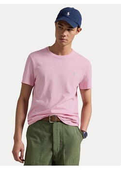 Polo Ralph Lauren T-Shirt 710671438417 Różowy Slim Fit ze sklepu MODIVO w kategorii T-shirty męskie - zdjęcie 182708253