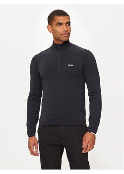 Boss Sweter Ever-X_QZ 50498518 Granatowy Regular Fit ze sklepu MODIVO w kategorii Swetry męskie - zdjęcie 182708260