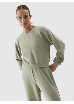 4F Bluza 4FAW23TSWSF701 Khaki Regular Fit ze sklepu MODIVO w kategorii Bluzy damskie - zdjęcie 182708262