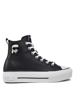 KARL LAGERFELD Trampki Kampus Max KL60445T Czarny ze sklepu MODIVO w kategorii Trampki damskie - zdjęcie 182708332