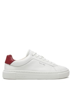Calvin Klein Sneakersy Cupsole Lace Up W/Ml Lth HW0HW02201 Biały ze sklepu MODIVO w kategorii Buty sportowe damskie - zdjęcie 182708333