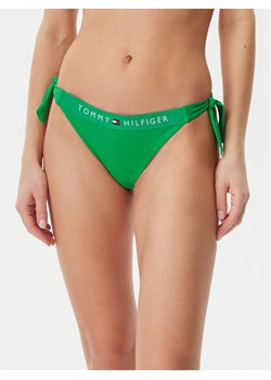 Tommy Hilfiger Dół od bikini UW0UW04497 Zielony ze sklepu MODIVO w kategorii Stroje kąpielowe - zdjęcie 182708434