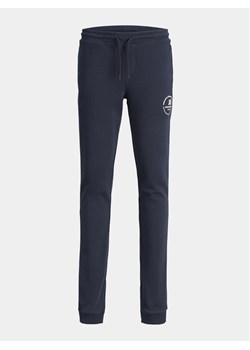Jack&Jones Junior Spodnie dresowe Gordon 12249965 Granatowy Slim Fit ze sklepu MODIVO w kategorii Spodnie chłopięce - zdjęcie 182708842