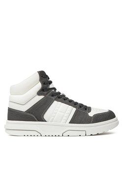 Tommy Jeans Sneakersy The Brooklyn Mid Top EM0EM01430 Czarny ze sklepu MODIVO w kategorii Buty sportowe męskie - zdjęcie 182708934