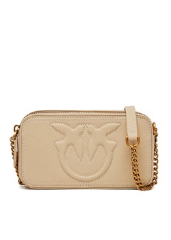 PINKO Torebka Carrie Camera Case Mini 103799 A1LF Beżowy ze sklepu MODIVO w kategorii Listonoszki - zdjęcie 182708940
