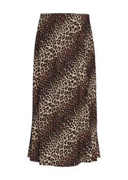 Pieces Spódnica midi Nya 17147811 Brązowy Regular Fit ze sklepu MODIVO w kategorii Spódnice - zdjęcie 182709151