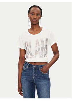 Liu Jo T-Shirt TF4205 JS923 Biały Regular Fit ze sklepu MODIVO w kategorii Bluzki damskie - zdjęcie 182709192