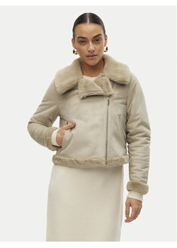 Vero Moda Kożuch Peggy 10290150 Szary Regular Fit ze sklepu MODIVO w kategorii Kożuchy - zdjęcie 182709210